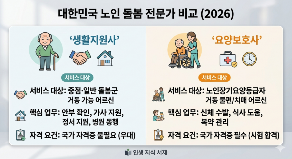 2026년 생활지원사 자격 조건 및 월급 안내